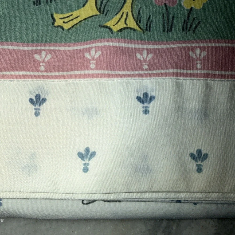 VTG Fieldcrest Howard Kaplans French Barn Pig Full Size 4 Piece Sheet Set
